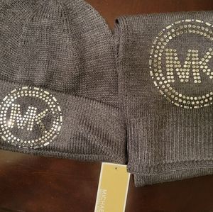 Michael Kors Hat and Scarf Set
